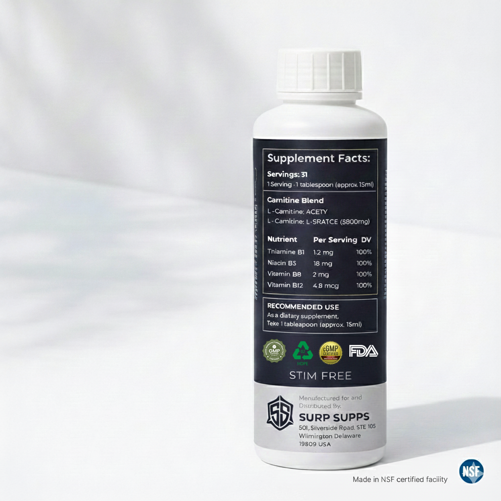 Liquid Carnitine - 31 Servings - Image 3