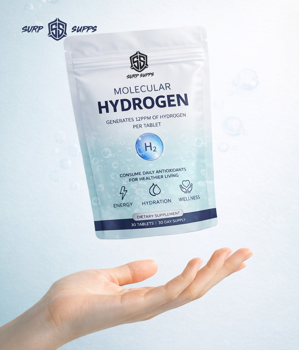SURP SUPPS Molecular Hydrogen Tablets | Hydrogen Water Wellness Support - Image 3