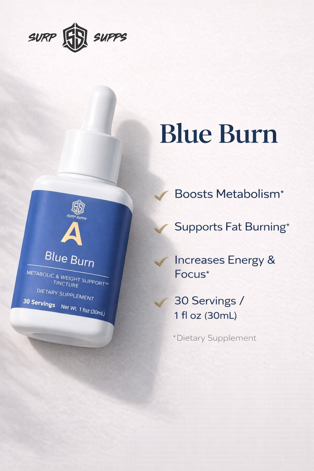 SURP SUPPS BLUE BURN